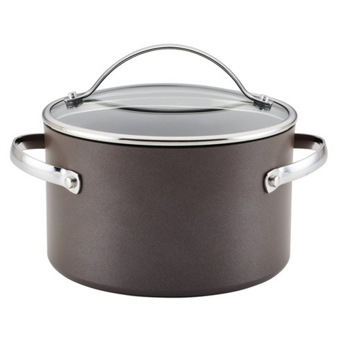 Ayesha Curry Enameled Cast Iron Dutch Oven 6 Quart Casserole With Lid Brown