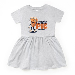 SmileyWorld Cutie Pie Pumpkin Pie - Toddler Graphic Dress and Infant Dress - 1 of 4