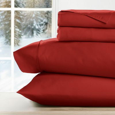 Christmas Holiday Soft Comfy 4 Piece Bed Sheet Set, Winter Prints - Becky Cameron