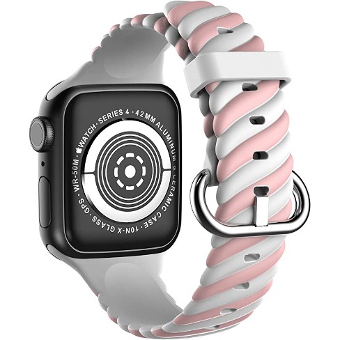 Worryfree Gadgets Metal Mesh Magnetic Apple Watch Band 45/44/42mm And  41/40/38mm Fashion Band With Sport Clasp For Iwatch Series 8 7 Se 6 5 4 3 2  1 : Target