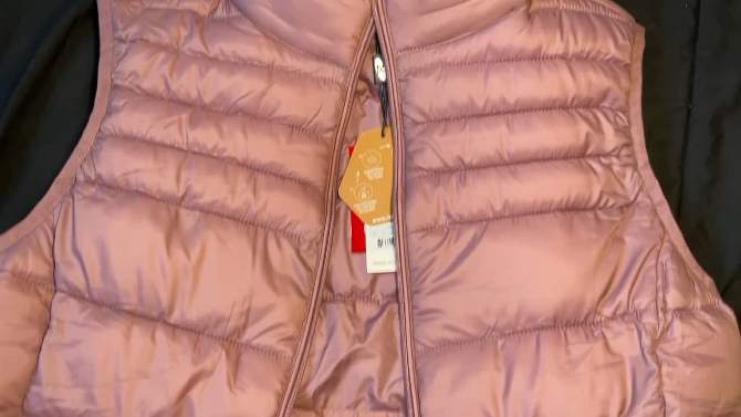 Rokka&Rolla Women's Quilted Puffer Vest, 2 of 11, play video
