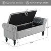 52" Long Storage Footboard Bench - 2 of 2