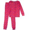 RuffleButts SoftSnooze Big Girls Ruffle Long Sleeve Pajama Set - 2 of 4