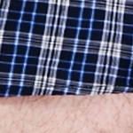 1 blue plaid/1 green plaid