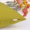 Unique Bargains Soft Solid Color Hidden Zippers Pillowcases for Bed Sofa 4 Pcs - 4 of 4