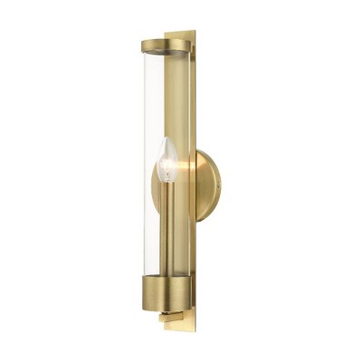 Livex Lighting Castleton 1 - Light Sconce in  Antique Brass