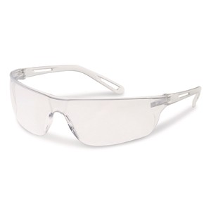 Zenon Z-Lyte Safety Glasses, Scratch-Resistant, Clear Plastic Frame, Clear Polycarbonate Lens - 1 of 1