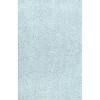 Clayton Coastal Solid Glam Shag Machine-Washable Rug - JONATHAN Y - 2 of 4