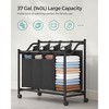 SONGMICS Laundry Sorter, Rolling Laundry Basket with 4 Removable Bags, Laundry Hamper - 3 of 4