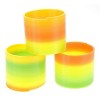 JuzToys 12pcs Magic Rainbow Walking Spring Toy – 3" Classic Novelty Spiral Toy, Colorful Plastic Coil Fidget Toys for Kids - 2 of 4