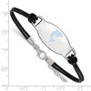 Black Bow Jewelry Sterling Silver Delta Delta Delta Greek Life Strand Bracelet 7 Inch - 2 of 3