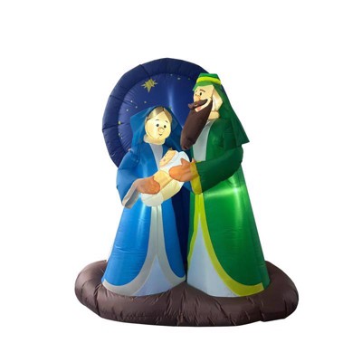 Celebrations - LED - Nativity - Inflatable - 7 ft.