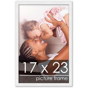 PosterPalooza | 17x23 Wood Frame with UV Acrylic, 6 Finishes: Black, White, Bronze, Silver, Wood, Mahogany - 1 of 4
