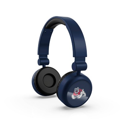 NCAA Fresno State Bulldogs Bluetooth Wireless Over-Ear Headphones