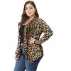 Agnes Orinda Women's Plus Size Asymmetric Open Front Fashion Cardigans - 4 of 4