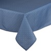 Design Imports  French Blue Tonal Lattice Print Outdoor Tablecloth 60X120 - 2 of 4