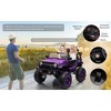 24V Kids Ride On Truck with Remote Control, Electric Truck Car, Toddler Ride On Toy Car with Music, Spring Suspension, Led Headlight for Boys Girls - 2 of 4