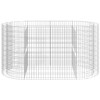 vidaXL Gabion Raised Bed Galvanized Iron 78.7"x39.4"x39.4" - 4 of 4