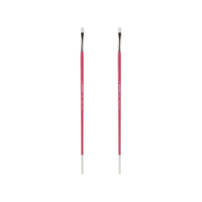 Creative Mark Pro White Soft Filament Acrylic Paint Brushes - Bright  Sets of 3 - Versatile Synthetic Brushes for Acrylic Painting , Gouache, Oils &
