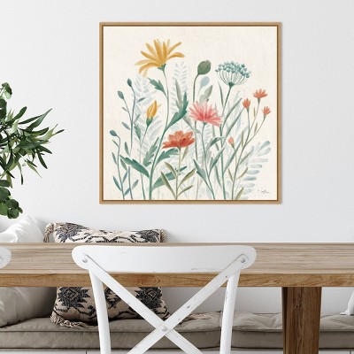 Wildflower Vibes III 22" Box Framed Canvas Wall Art