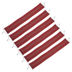 Unique Bargains Zero Gravity Chair Accessories Zero Gravity Chair Belts Thicken Reinforced Belt 6 Pcs - 1 of 4