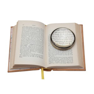 Storied Home Round Paperweight Magnifying Glass - 1 of 4