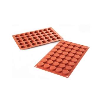 O'creme Oval Candy Tablet Silicone Mold For Chocolate Truffles, Ganache,  Jelly, Pralines, And Caramels - 54 Cavities : Target