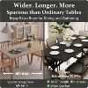 Vipbear Farmhouse Dining Table for 6-8 People, 70.8 Inch Rectangular Wood Dining Table - 4 of 4