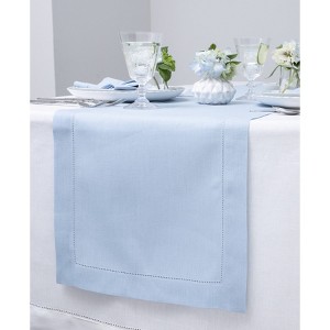 Solino Home Linen Classic Hemstitch Table Runner - 1 of 4