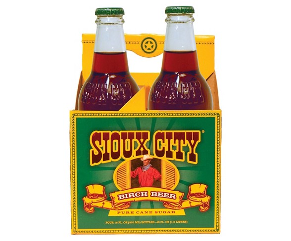 Sioux City Birch Beer - 4pk/12 fl oz Glass Bottles