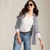 Lands' End Women's Drapey Rib Skimming Long Sleeve Henley - 4 of 4