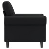 vidaXL Sofa Chair Black 23.6 in. Faux Leather - 4 of 4