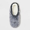 Women's Faux Fur Cozy Pull-On Slipper Socks - image 3 of 4