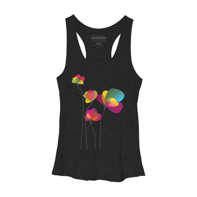 Women's Design By Humans Wild flowers By jirkasvetlik Racerback Tank Top