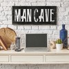 Stupell Industries Man Cave Black And White Textured Word Design - 2 of 4