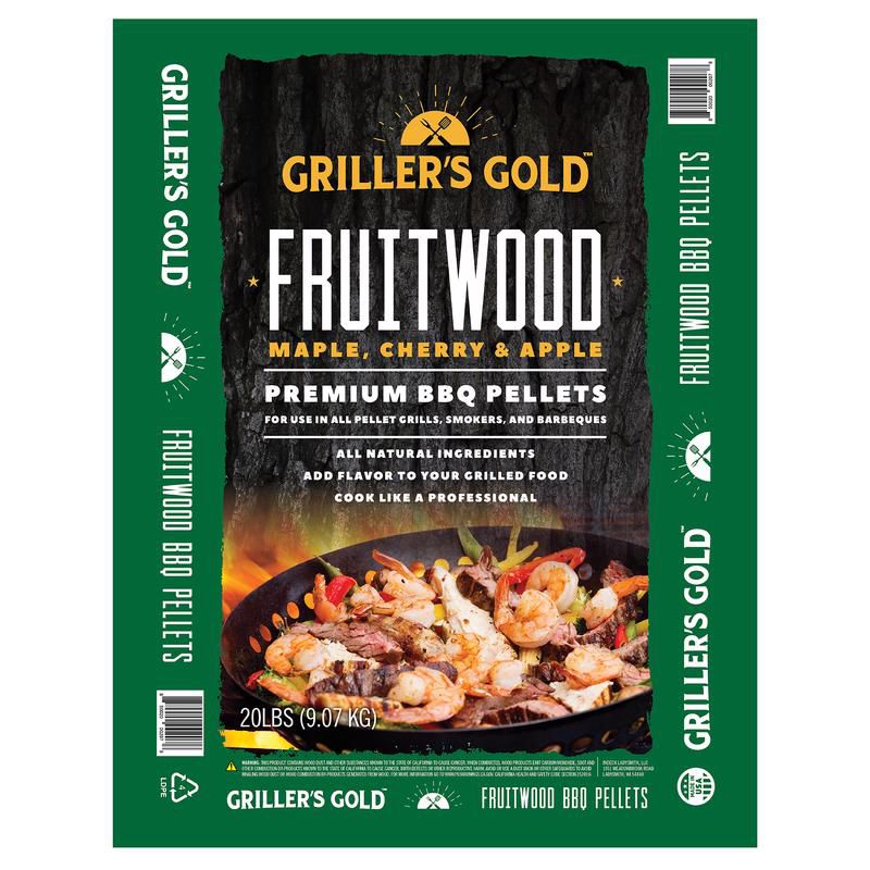 Griller's Gold All Natural Fruitwood BBQ Wood Pellet 20 lb, 1 of 2
