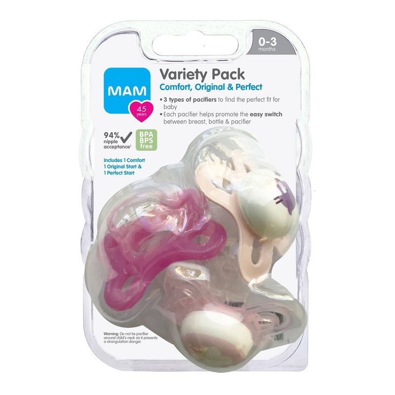 MAM Newborn Pacifier Variety Pack - 3pk, 2 of 4
