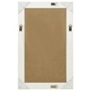 Aghana Digitals Baroque Style Rectangular Wall Mirror, 19.7x31.5in White Natural Wood with Antique - 3 of 4