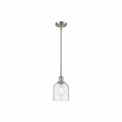 Bella - 1 Light Stem Hung Mini Pendant In Industrial Style-9.5 Inches Tall and 5.5 Inches Wide