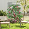Tangkula Garden Trellis Outdoor Plant Support Frame with Adjustable Shapes Ground Stakes Rustproof PE Coating Pipes 1/2pcs - 3 of 4