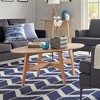 Flournoy Danish Mod Tapered Leg Cocktail Table - Inspire Q® - 3 of 4