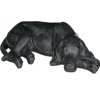 Sullivans Labrador Dog Tabletop Figurine 6"H Black