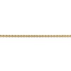 Black Bow Jewelry 14k Yellow Gold 2.25mm Handmade Solid Classic Rope Chain Bracelet - 2 of 4