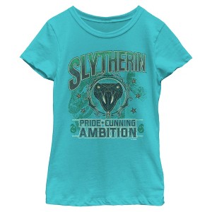 Girls Harry Potter Slytherin Pride and Ambition T Shirt - 1 of 4