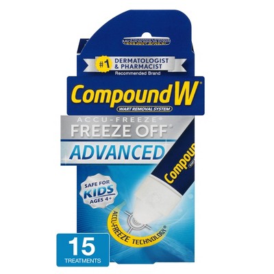 Compound W Freeze Off Advanced Wart Remover with Accu-Freeze - 15 Applications