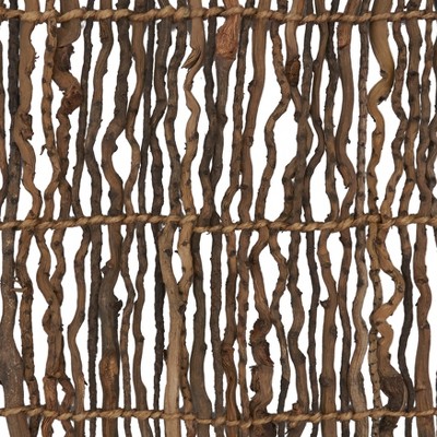 Natural Coconut Stick Twig Design Placemats, Set of 4