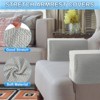 Unique Bargains Non-Slip Soft Stretch Diagonal Plaid Armchair Slipcovers - 3 of 4