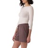 Rekucci Women's Soft Knit Loungewear Shorts with Pockets - 2 of 4