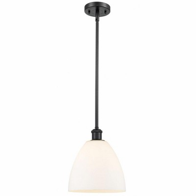 Bristol Glass - 1 Light Mini Pendant In Industrial Style-11.25 Inches Tall and 9 Inches Wide