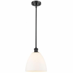 Bristol Glass - 1 Light Mini Pendant In Industrial Style-11.25 Inches Tall and 9 Inches Wide - 1 of 1